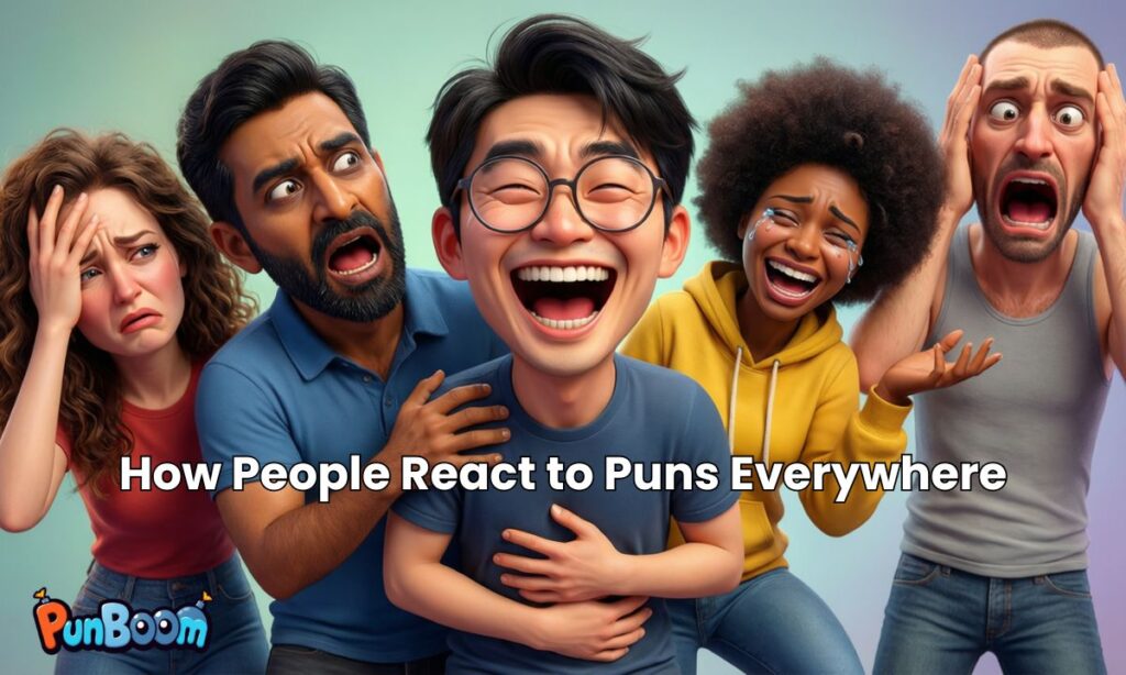 How People React to Puns Everywhere
