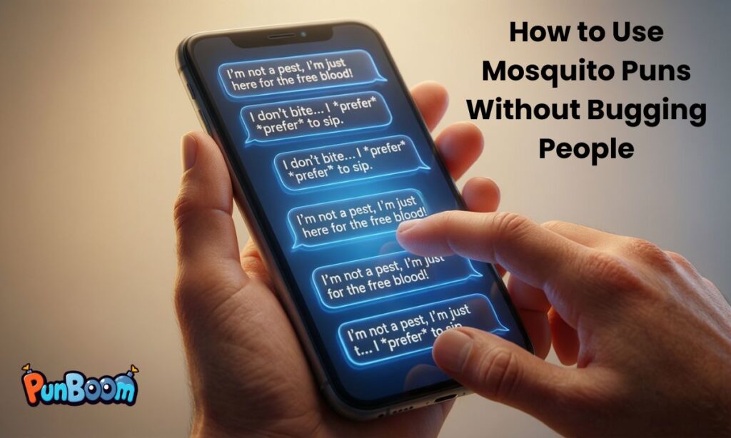 How to Use Mosquito Puns Without Bugging People