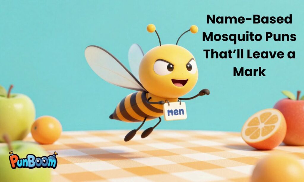 Name-Based Mosquito Puns That’ll Leave a Mark