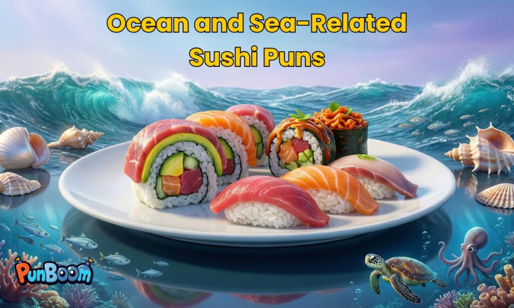 Ocean and Sea-Related Sushi Puns
