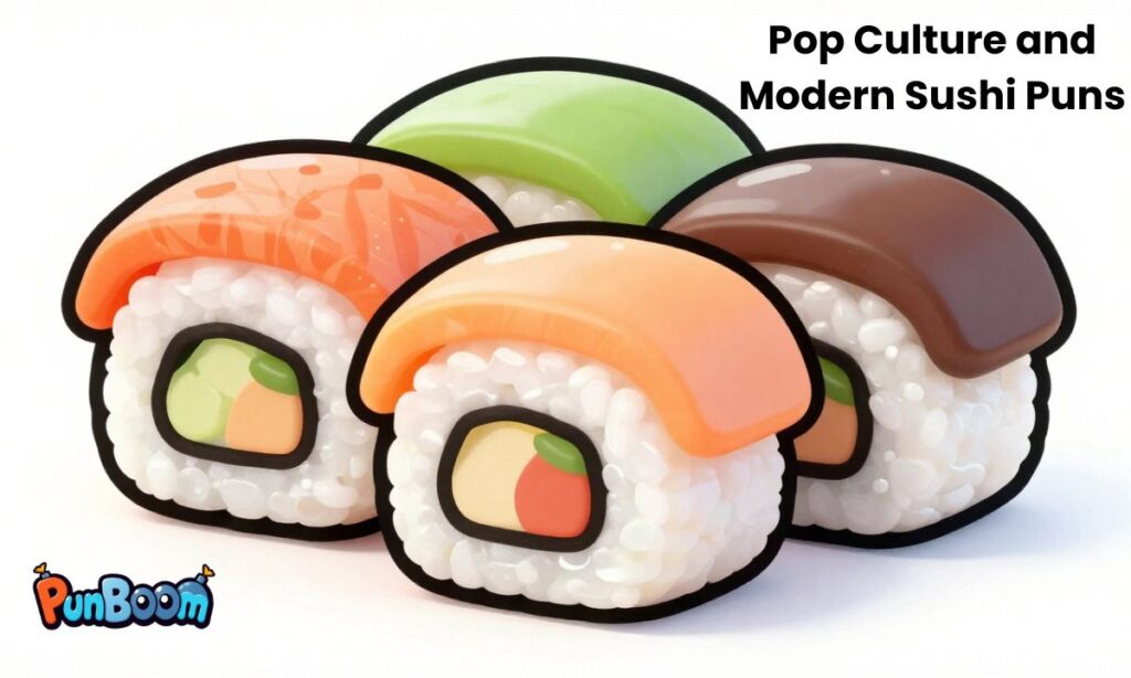 Pop Culture and Modern Sushi Puns