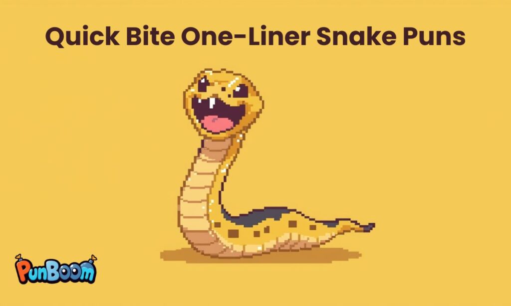 Quick Bite One-Liner Snake Puns
