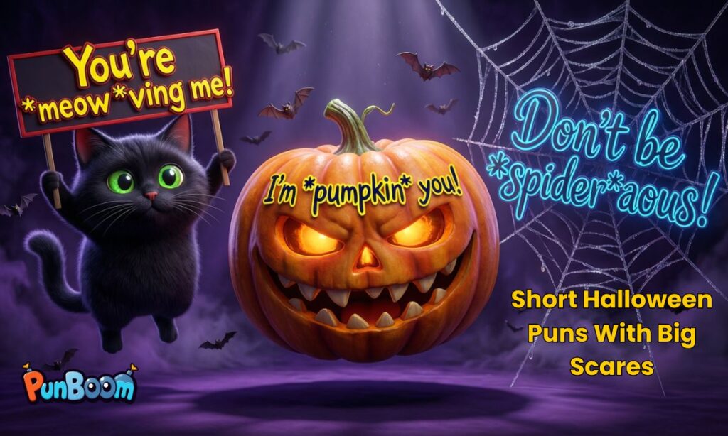Short Halloween Puns With Big Scares
