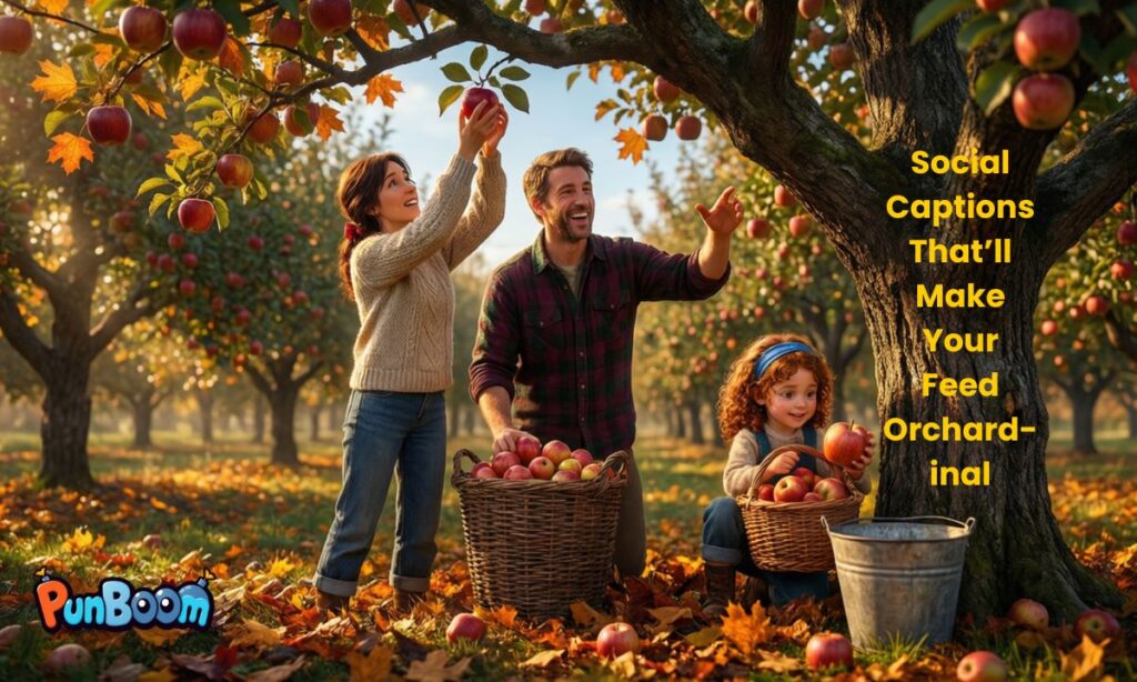 Social Captions That’ll Make Your Feed Orchard-inal