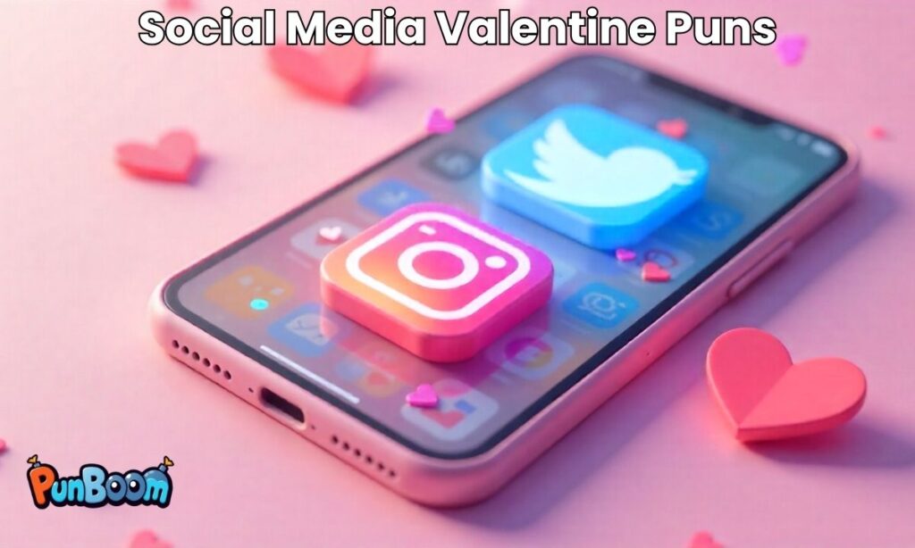 Social Media Valentine Puns