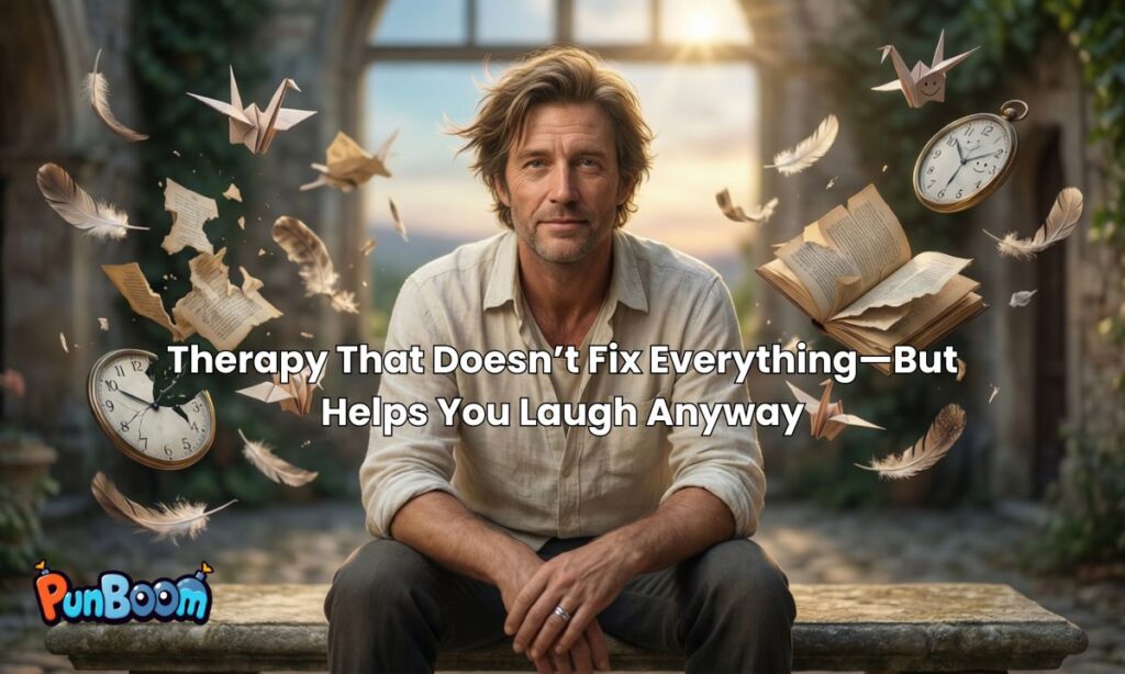 Therapy That Doesn’t Fix Everything—But Helps You Laugh Anyway