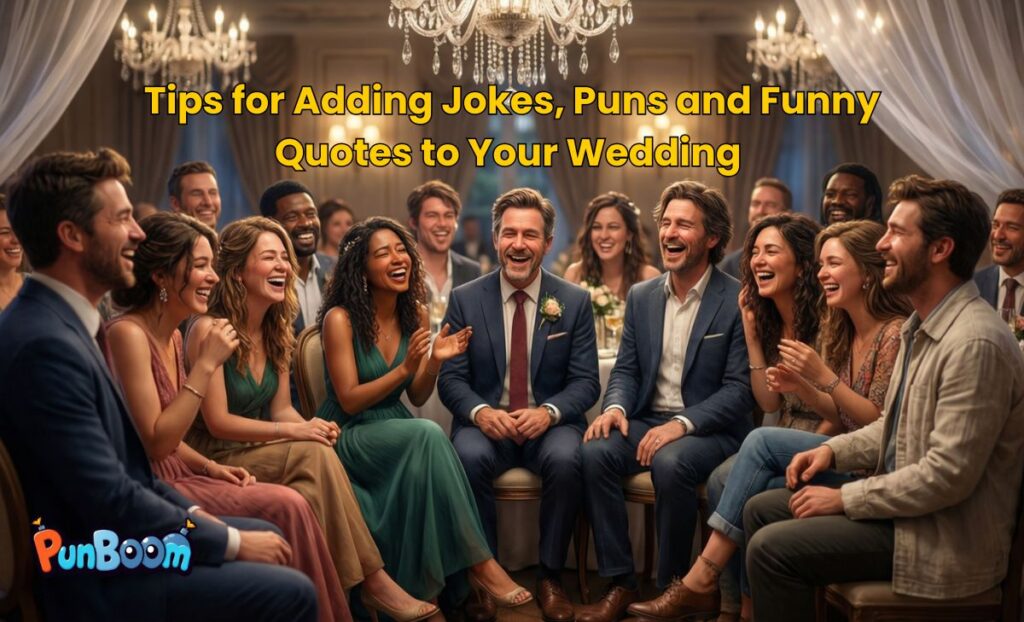 Tips for Adding Jokes, Puns and Funny Quotes to Your Wedding