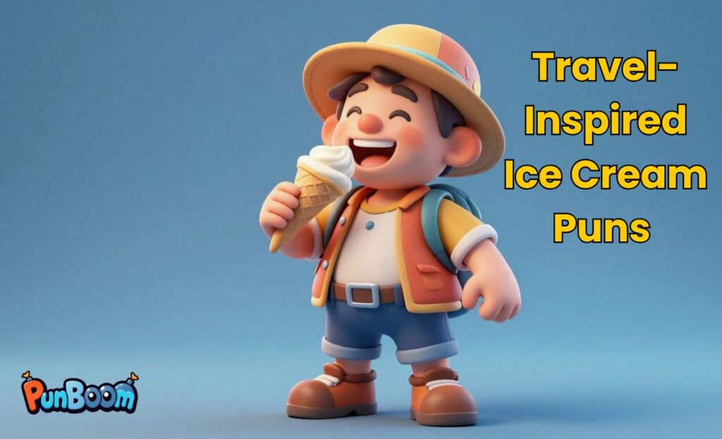 Travel-Inspired Ice Cream Puns 