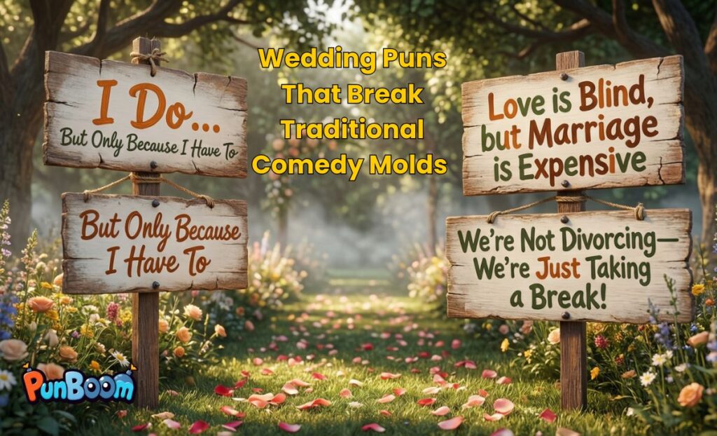 Wedding Puns That Break Traditional Comedy Molds 