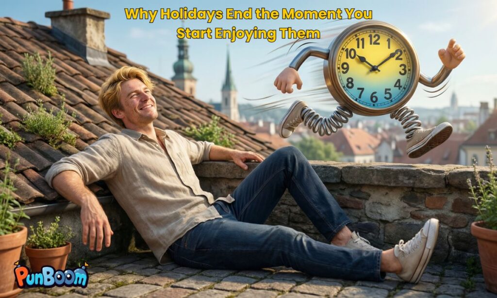 Why Holidays End the Moment You Start Enjoying Them