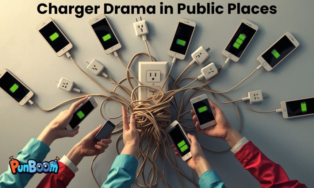 Charger Drama in Public Places