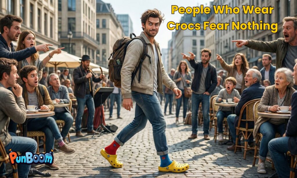 People Who Wear Crocs Fear Nothing