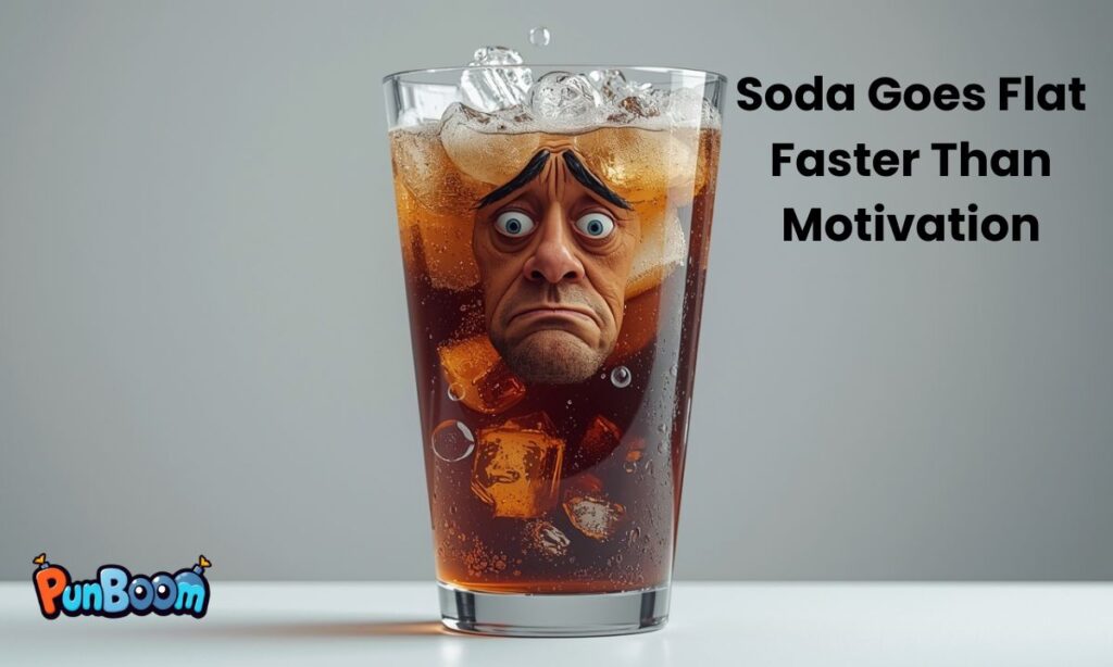 Soda Goes Flat Faster Than Motivation